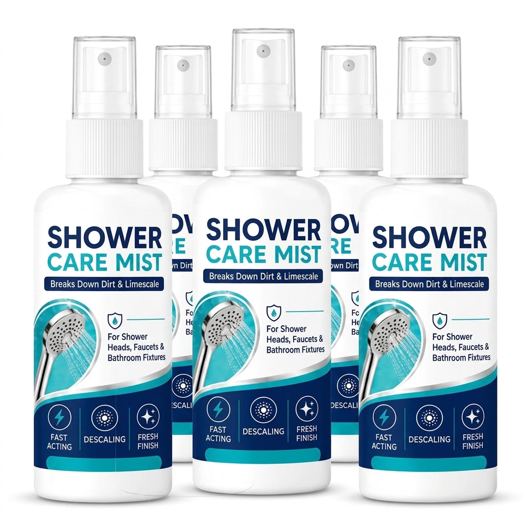 ⏰LIMITED TIME 49% OFF! 🚿 Instant Limescale Remover Spray | 🧼Restore Shiny Chrome & Water Flow