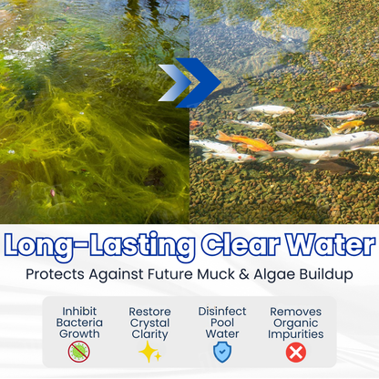 AEXZR® Aqua-Guardian Pro Formula🐟 From Swampy Green to Crystal Clear💧 – Fast-Acting & Safe for Animals