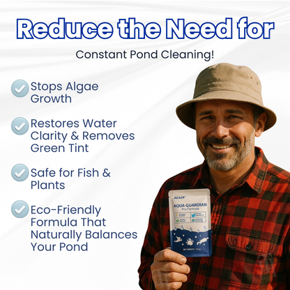 AEXZR® Aqua-Guardian Pro Formula🐟 From Swampy Green to Crystal Clear💧 – Fast-Acting & Safe for Animals