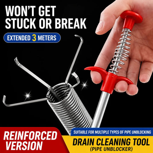 🚿Professional Drain Clog Remover Tool –💰Save $400 in professional repair costs.