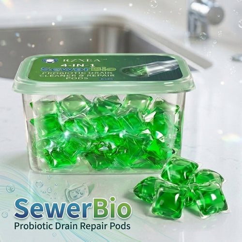 LIMITED TIME 49% OFF!⏰RZXEA™ 4-in-1 SewerBio Probiotic Drain Repair Pods