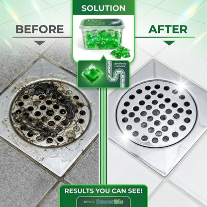 LIMITED TIME 49% OFF!⏰RZXEA™ 4-in-1 SewerBio Probiotic Drain Repair Pods