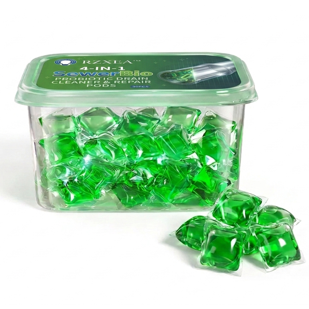 LIMITED TIME 49% OFF!⏰RZXEA™ 4-in-1 SewerBio Probiotic Drain Repair Pods