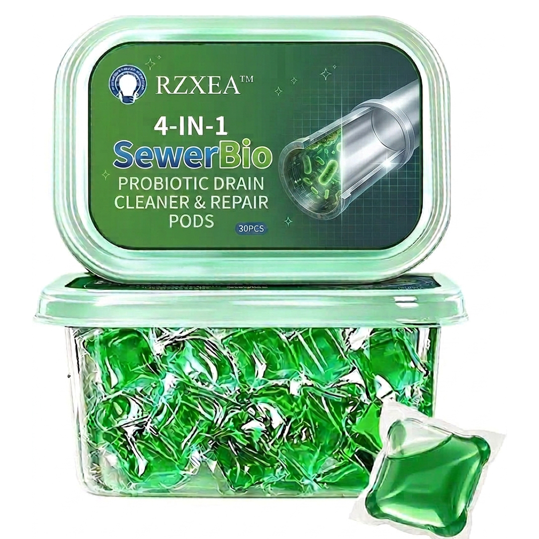 LIMITED TIME 49% OFF!⏰RZXEA™ 4-in-1 SewerBio Probiotic Drain Repair Pods