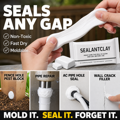 ❌ Stop Rats & Bugs! Waterproof Hole Sealing Clay Putty