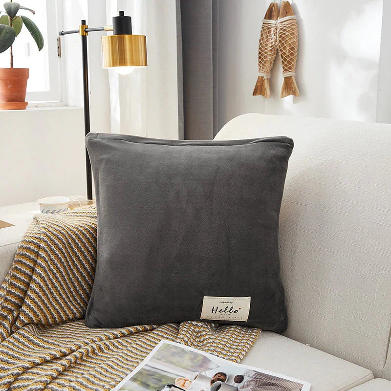 Pillow Cover Velvet Grey - Main Image
