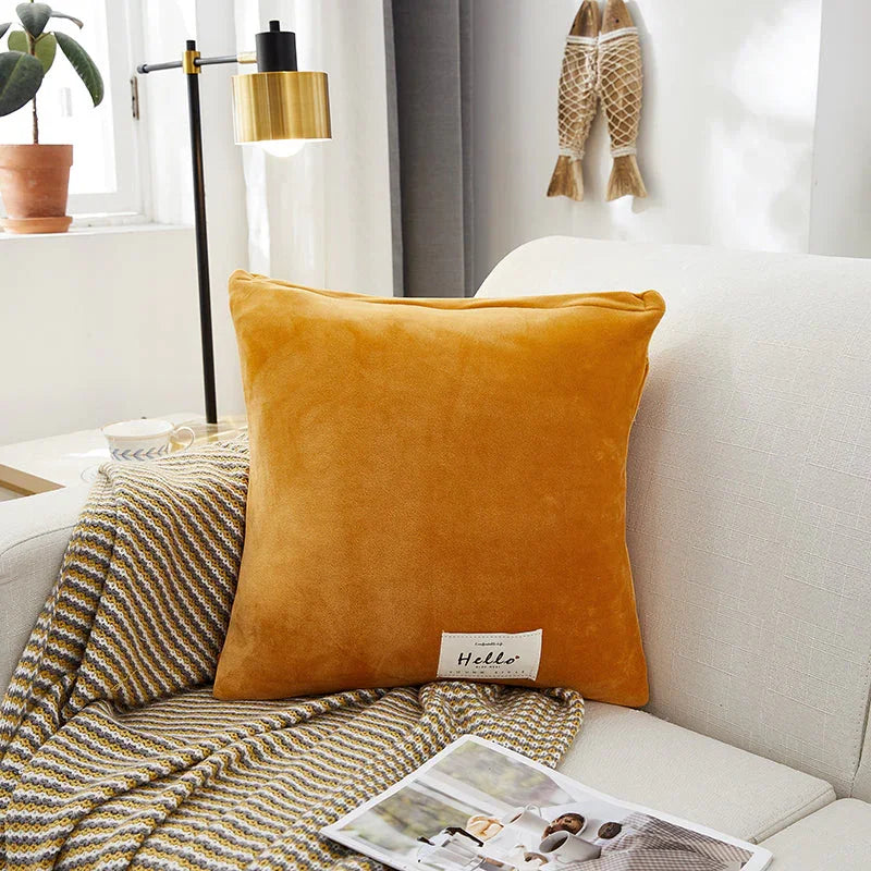 Pillow Cover Velvet Orange - Main Image