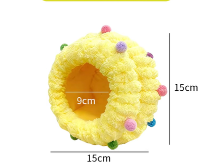 🌿 Soft Hanging Bird Bed with Plush Fleece Interior for Small Bird Cages