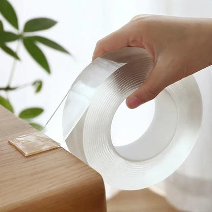 ✨ Transparent Nano Magic Tape – Reusable, Double-Sided, Leaves No Residue & Strong Adhesion for Household Use 🏠