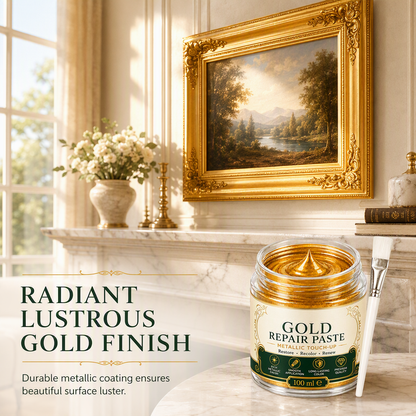 🖼️Gold Metallic Refinishing Repair Paste with Brush