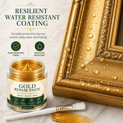 🖼️Gold Metallic Refinishing Repair Paste with Brush