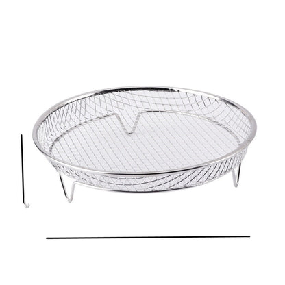 🍟Stackable Air Fryer Racks - Triple Your Cooking Capacity & Eliminate Uneven Heating